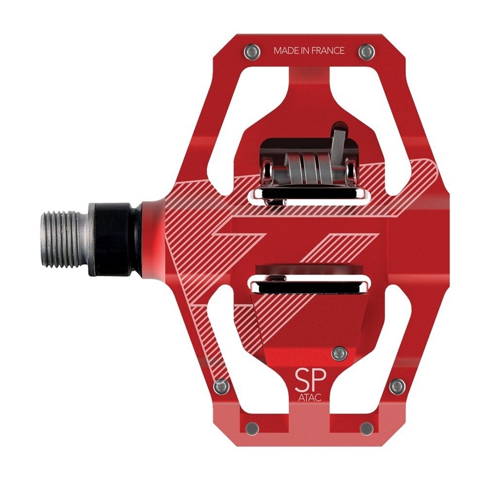 TIME PEDAL - SPECIALE 12 ENDURO INCLUDING ATAC CLEATS, Colour: RED