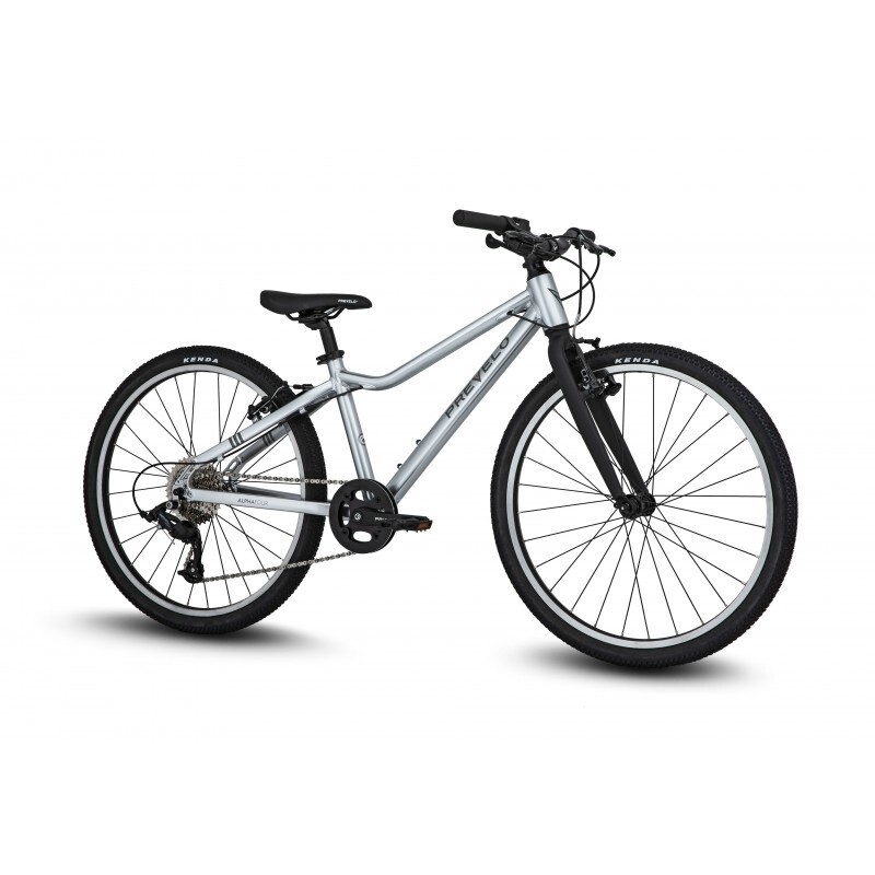 Alpha Four 24" Wheel Kids Bike, Colour: Silver