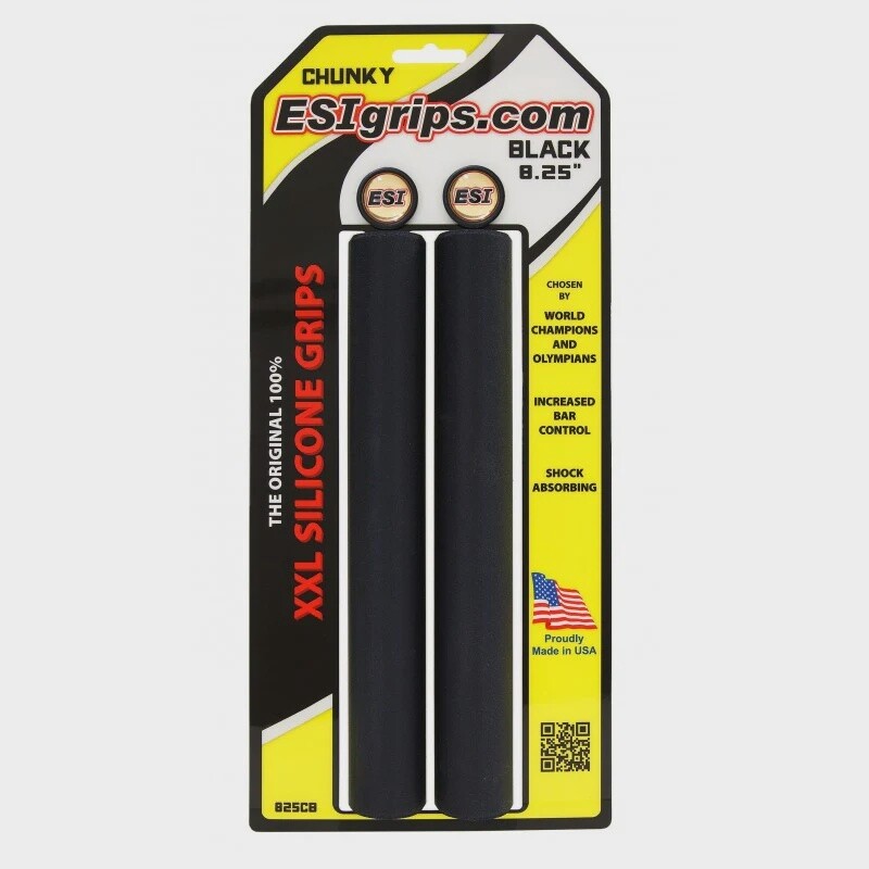 XXL 8.25 Chunky MTB Silicon Grips, Colour: Black