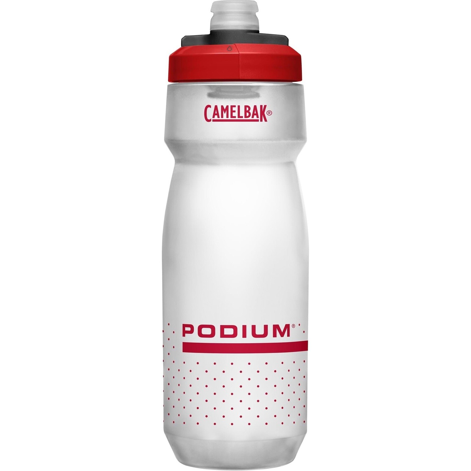 Podium Water Bottle, Colour: Fiery Red, Volume: 600ml