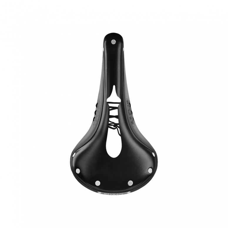 B17 Narrow Saddle, Colour: Black, Type: Carved