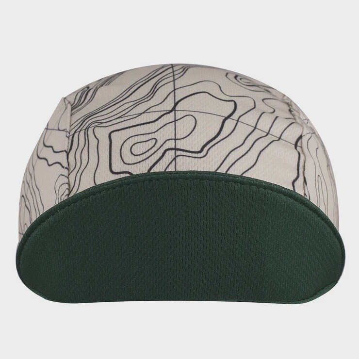 "Map Trail" Wicking Cycling Cap