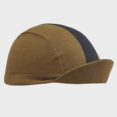 Army Olive Merino Wool 3-Panel Cycling Cap