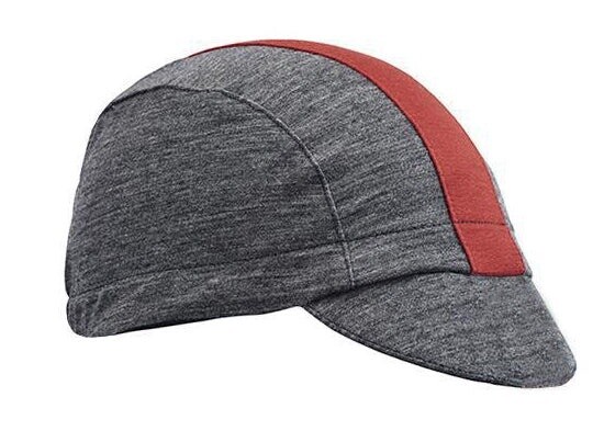 Gull Gray Merino Wool Cap Cycling Cap