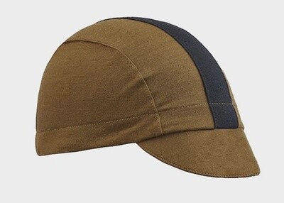 Army Olive Merino Wool 3-Panel Cycling Cap