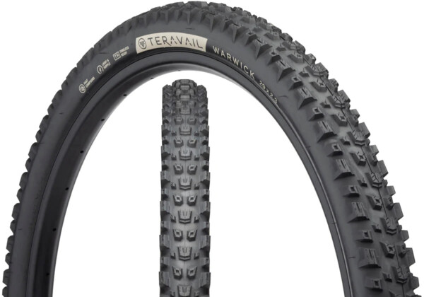 Teravail Warwick Tyre – Durable, Colour: Black, Tyre Width: 2.3”, Wheel Size: 29”