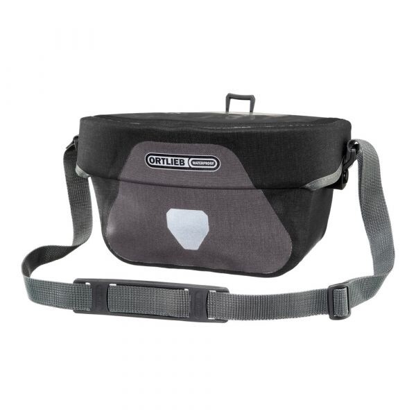 Ultimate Six Plus Handlebar Bag, Colour: Granite /Black, Size: 5Ltr