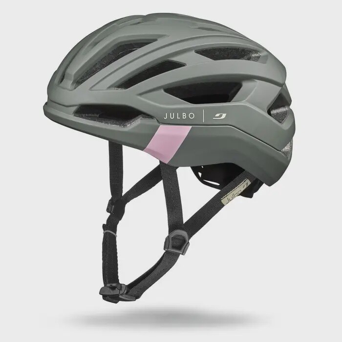 FAST LANE Road Helmet, Colour: Army Green / Pink, Helmet Size: Med (54/58)