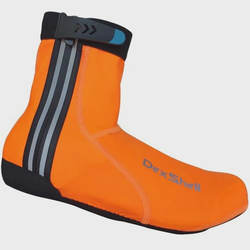 Dexshell Lightweight Overshoe, Colour: Orange, Size: Small