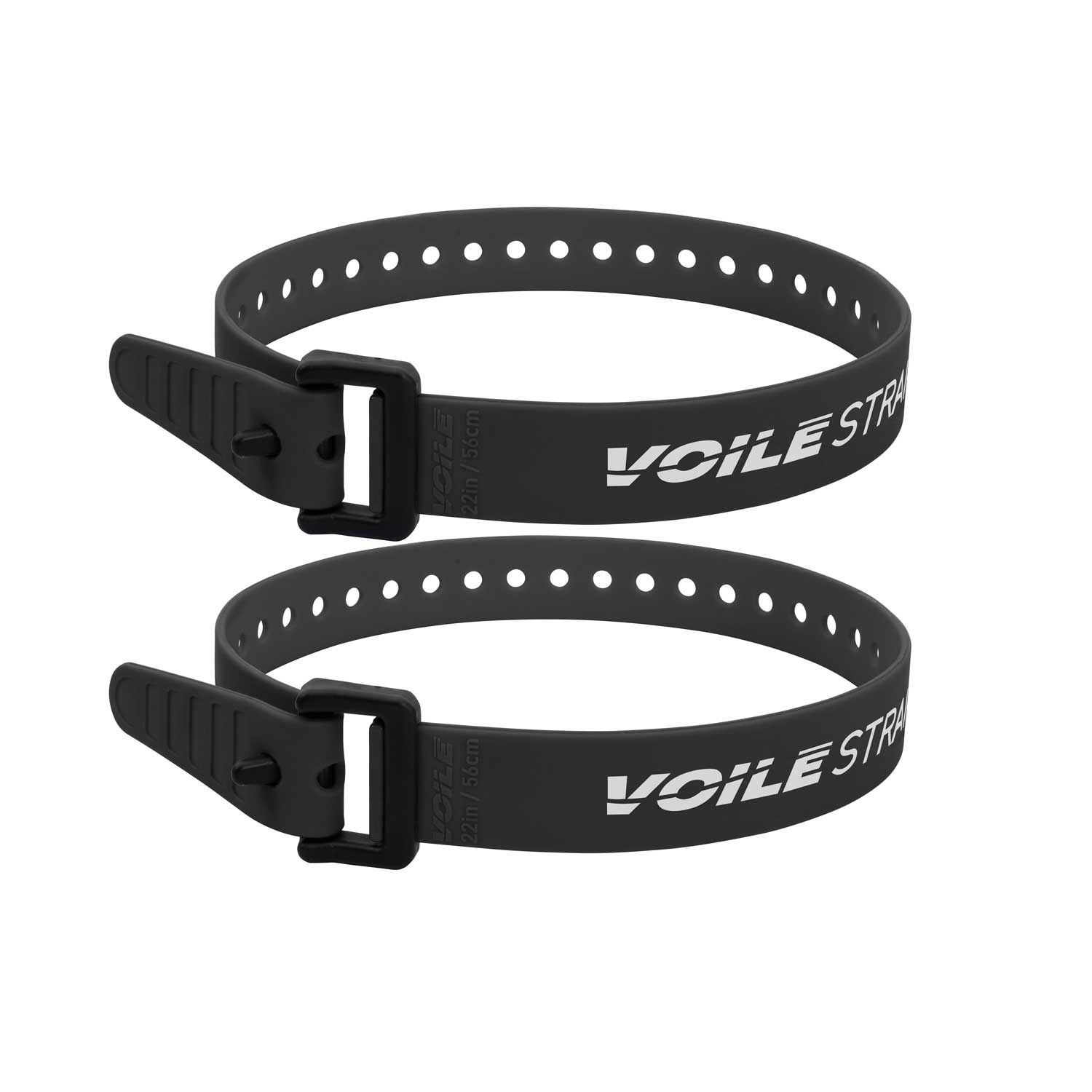 Voile XL Straps - Nylon Buckle - Twin Packs, Colour: Black, Length: 22&quot;
