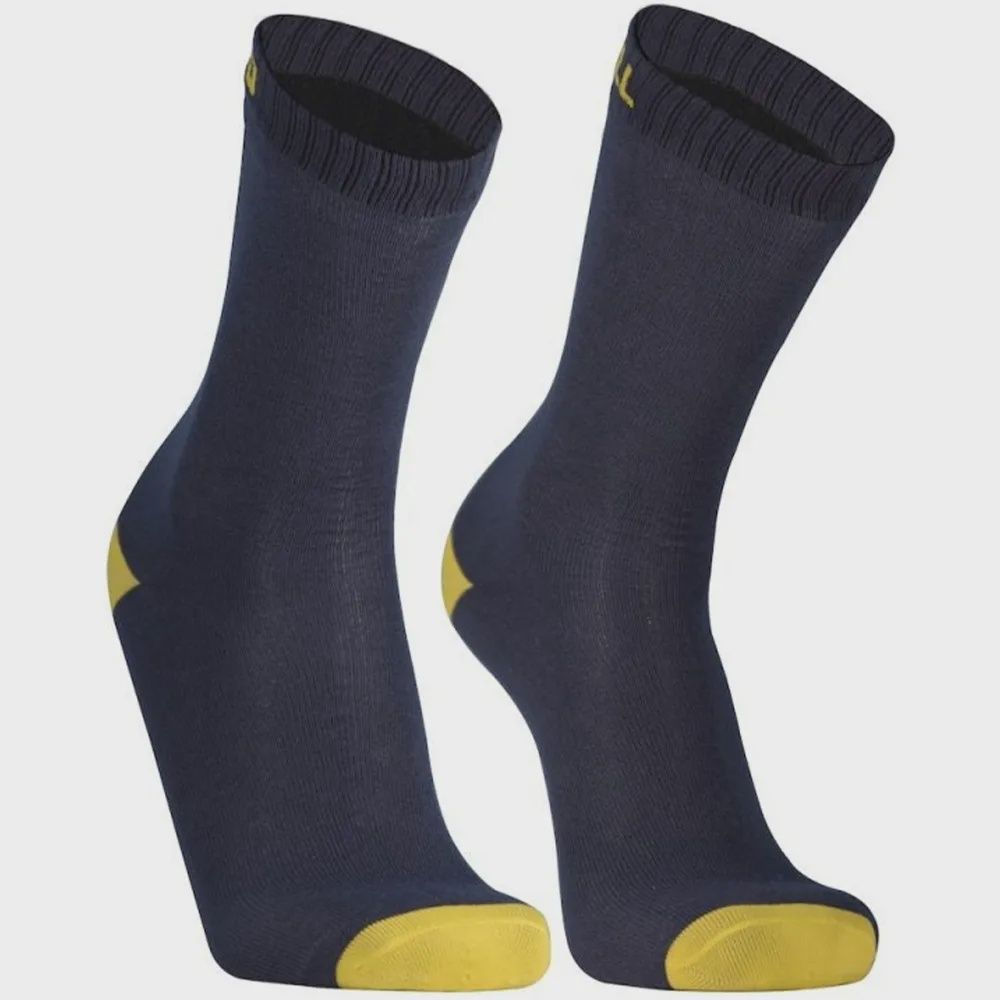 DEXSHELL ULTRA THIN WATERPROOF CREW SOCKS, Colour: Navy, Size: Small