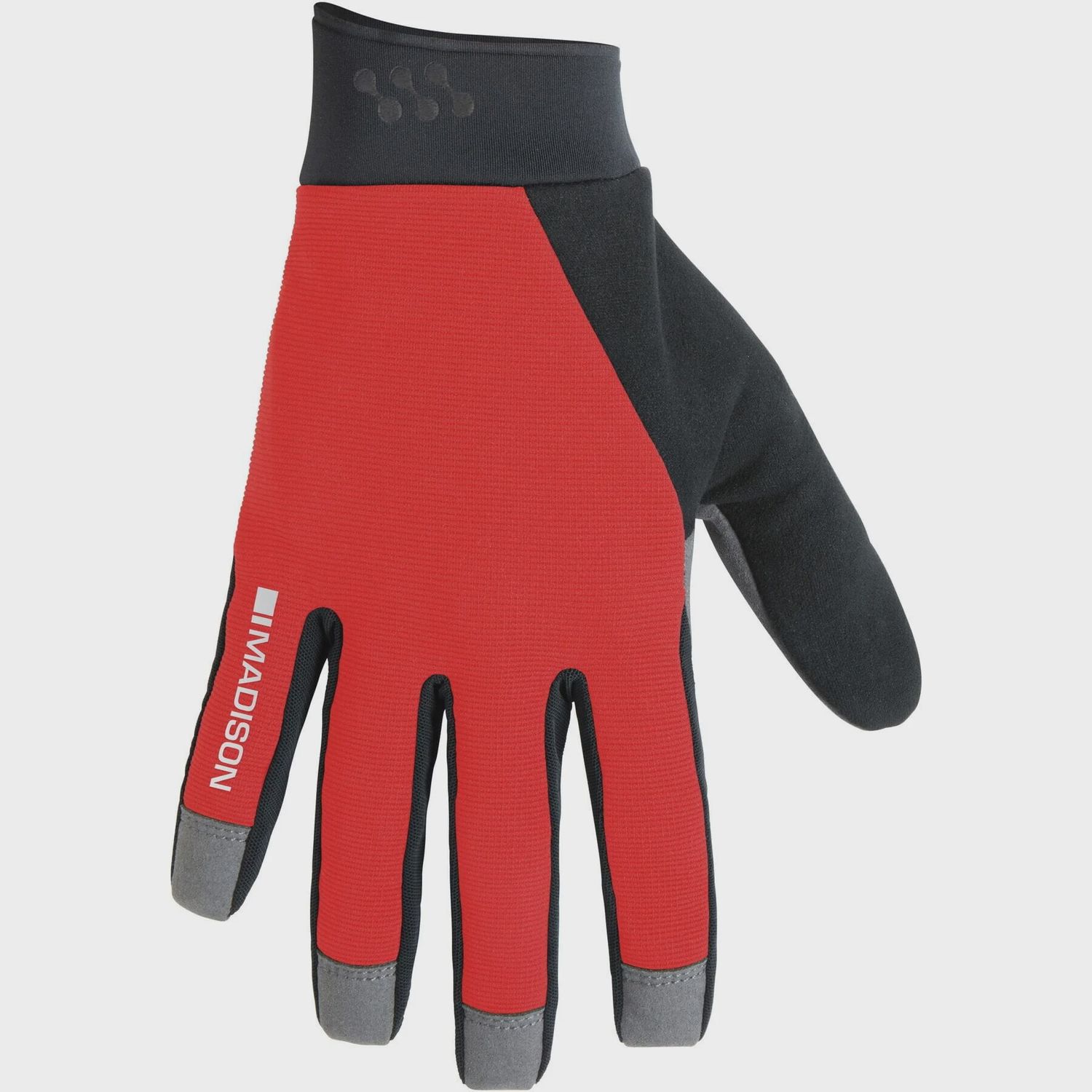Freewheel Gel Pad Trail Gloves, Colour: True Red, Size: Small
