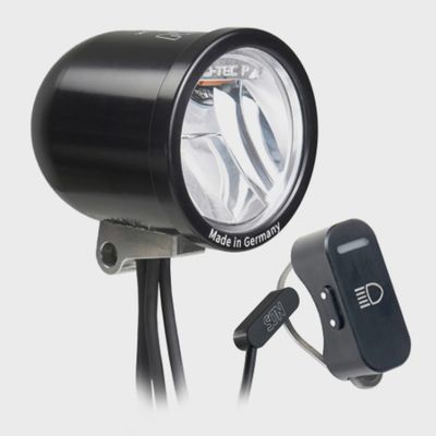 SON Ladelux Headlight with bare wire cable connectors ie for SP or Shimano hub