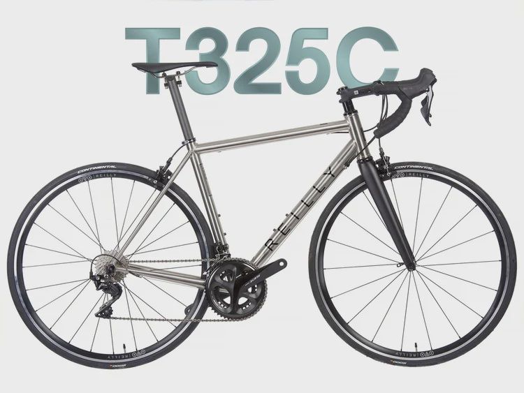 T325C // TITANIUM RIM BRAKE ROAD BIKE