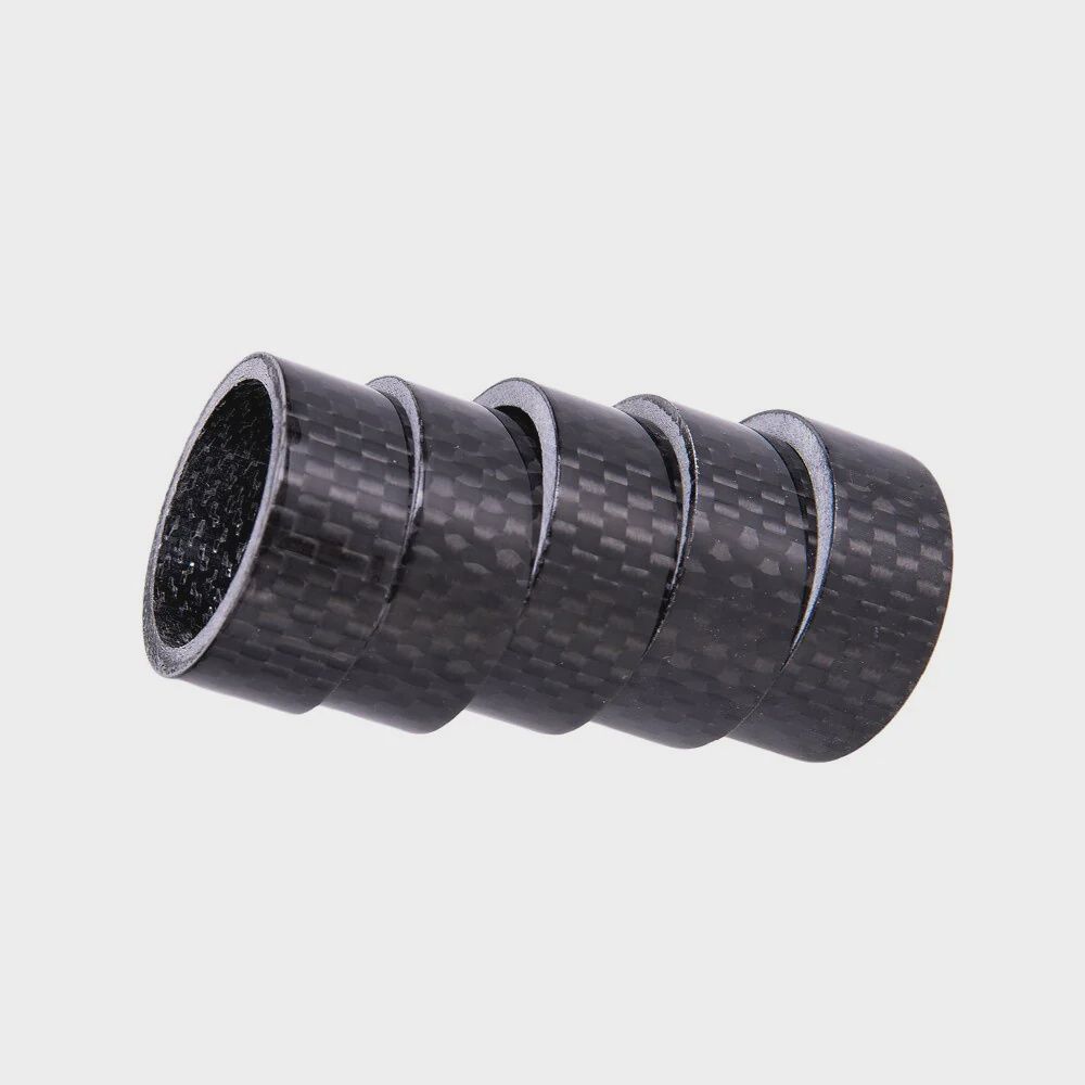 Carbon Fibre Headset Spacer 1 1/8 inch - 5 pack