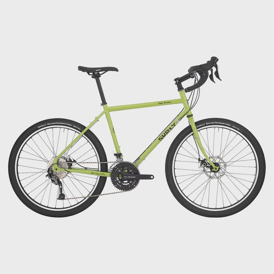 SURLY DISC TRUCKER 3x9 BIKE, 52cm Pea Lime Soup
