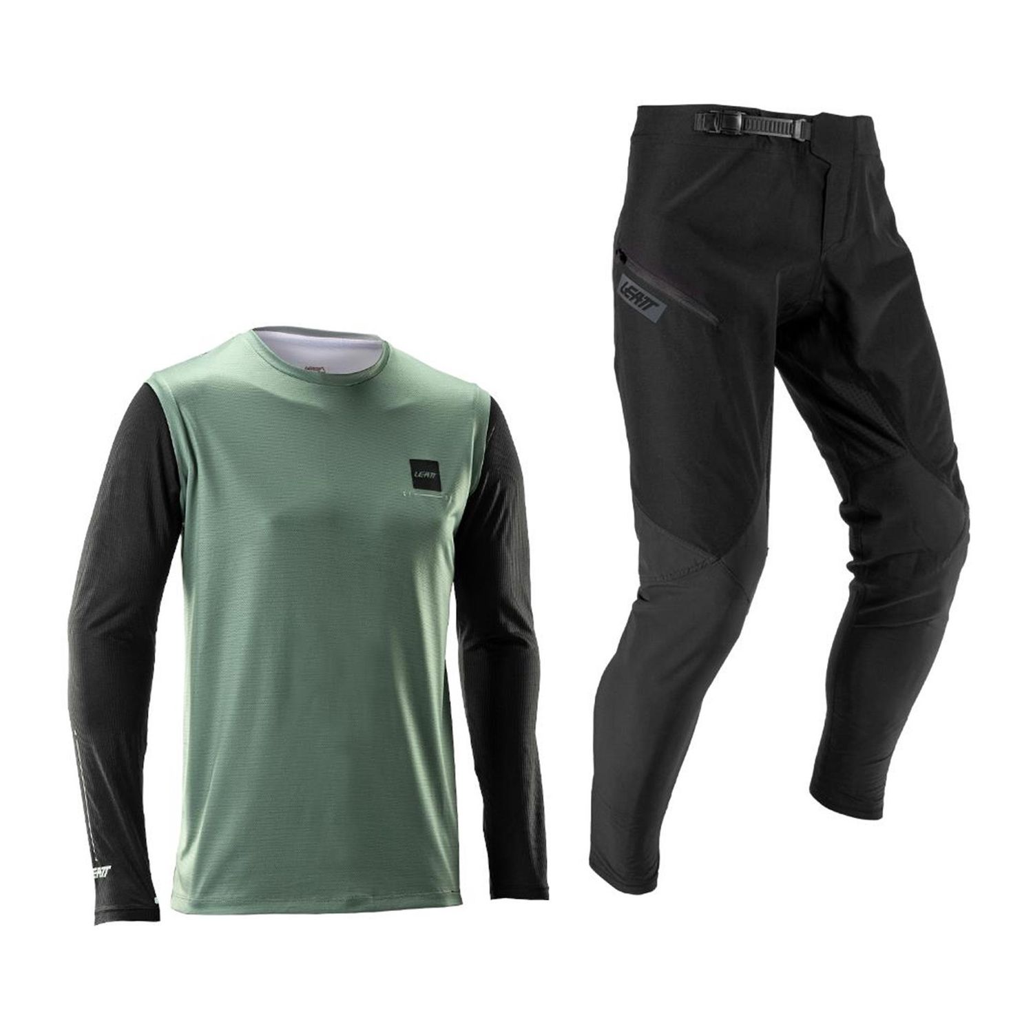Leatt 1.0 MTB Ride Kit, Colour: Mist Green, Size: Med