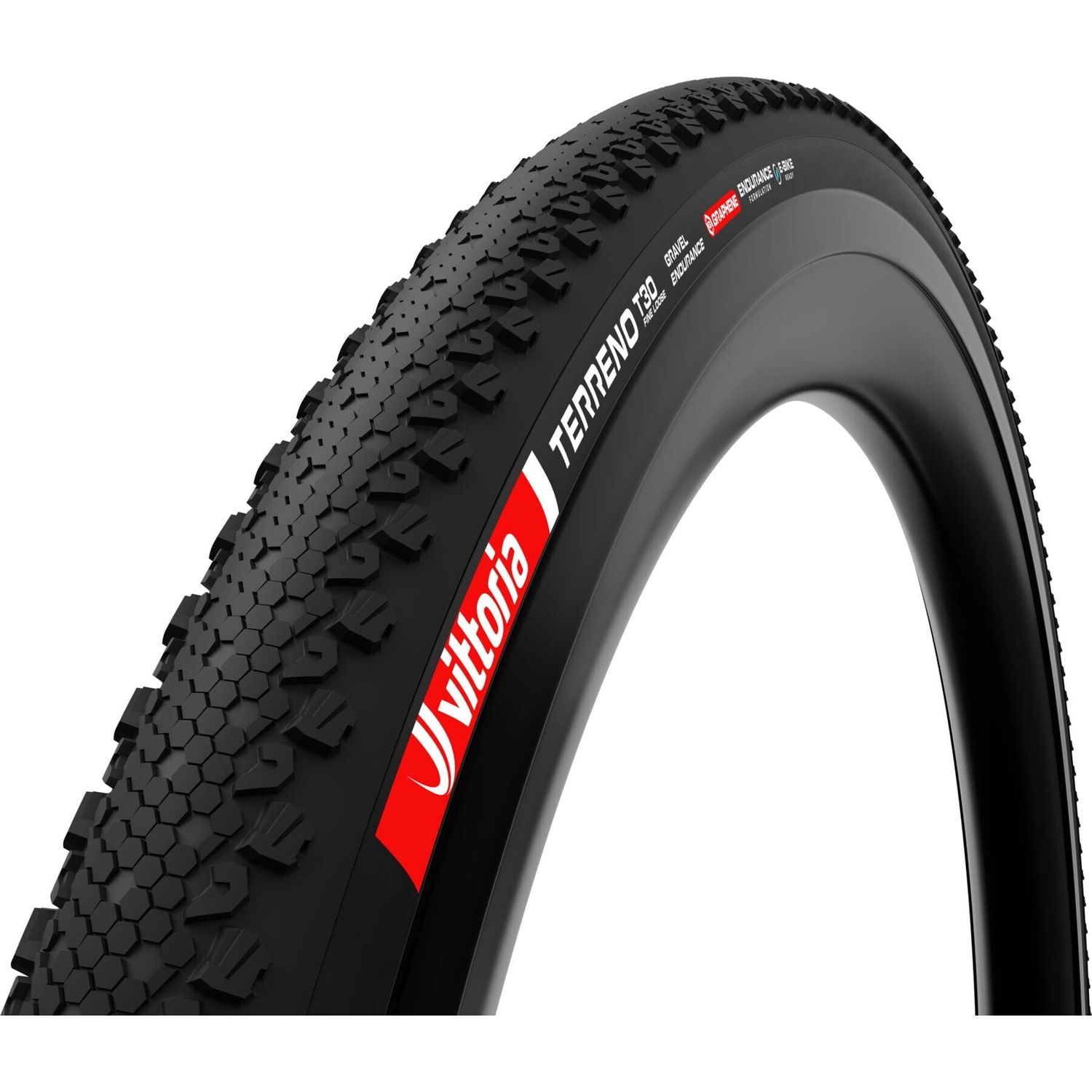 Vittoria Terreno T30 Fine Loose Tubeless Tyres, Colour: Black, Tyre Size: 700 x 45