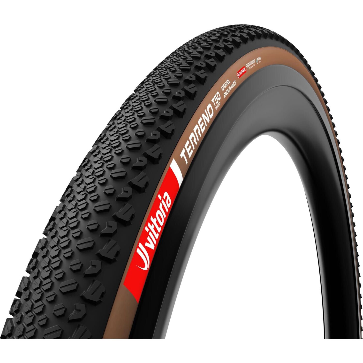 Vittoria Terreno T50 Mixed Tubeless Tyres, Colour: Brown, Tyre Size: 700 x 45