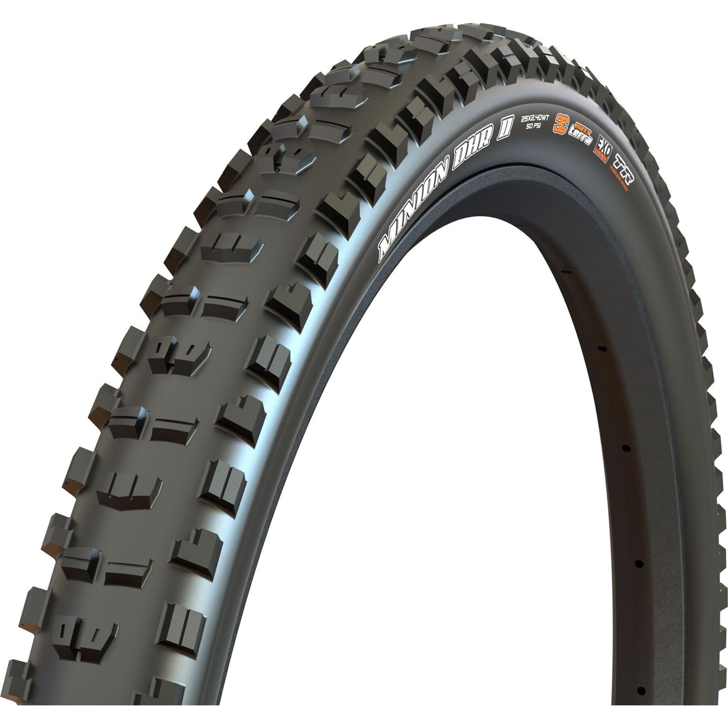 Maxxis Minion DHR II 29 x 2.50 120X2 TPI Folding 3C MaxxTerra EXO+ Tubeless Tyre