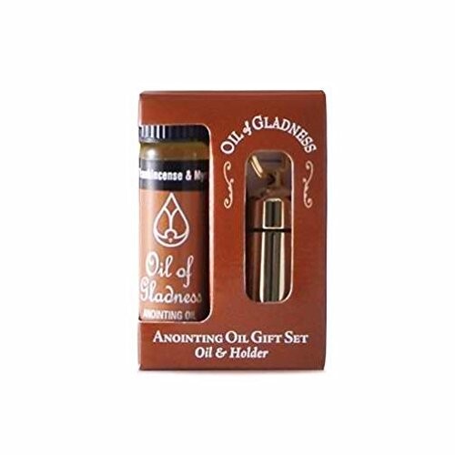 4005 Gift Set with 1/4oz Oil, Goldtone Oil Holder