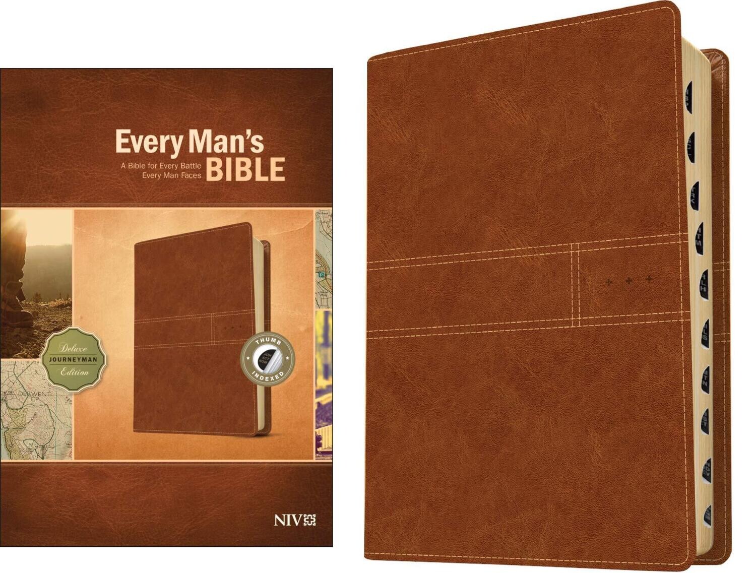 Every Man's Bible NIV, Deluxe Journeyman Edition, indexed
