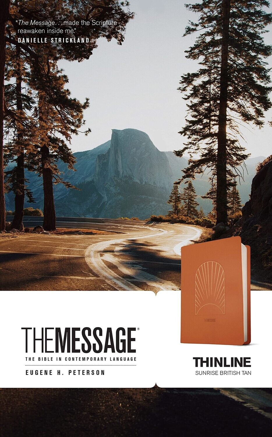 The Message Thinline Bible: sunrise british tan