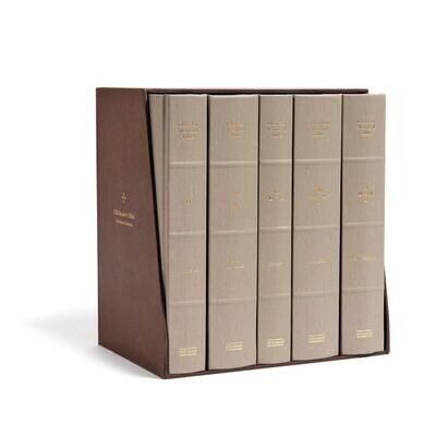 CSB Reader&#39;s Bible set (5 books), cloth over board