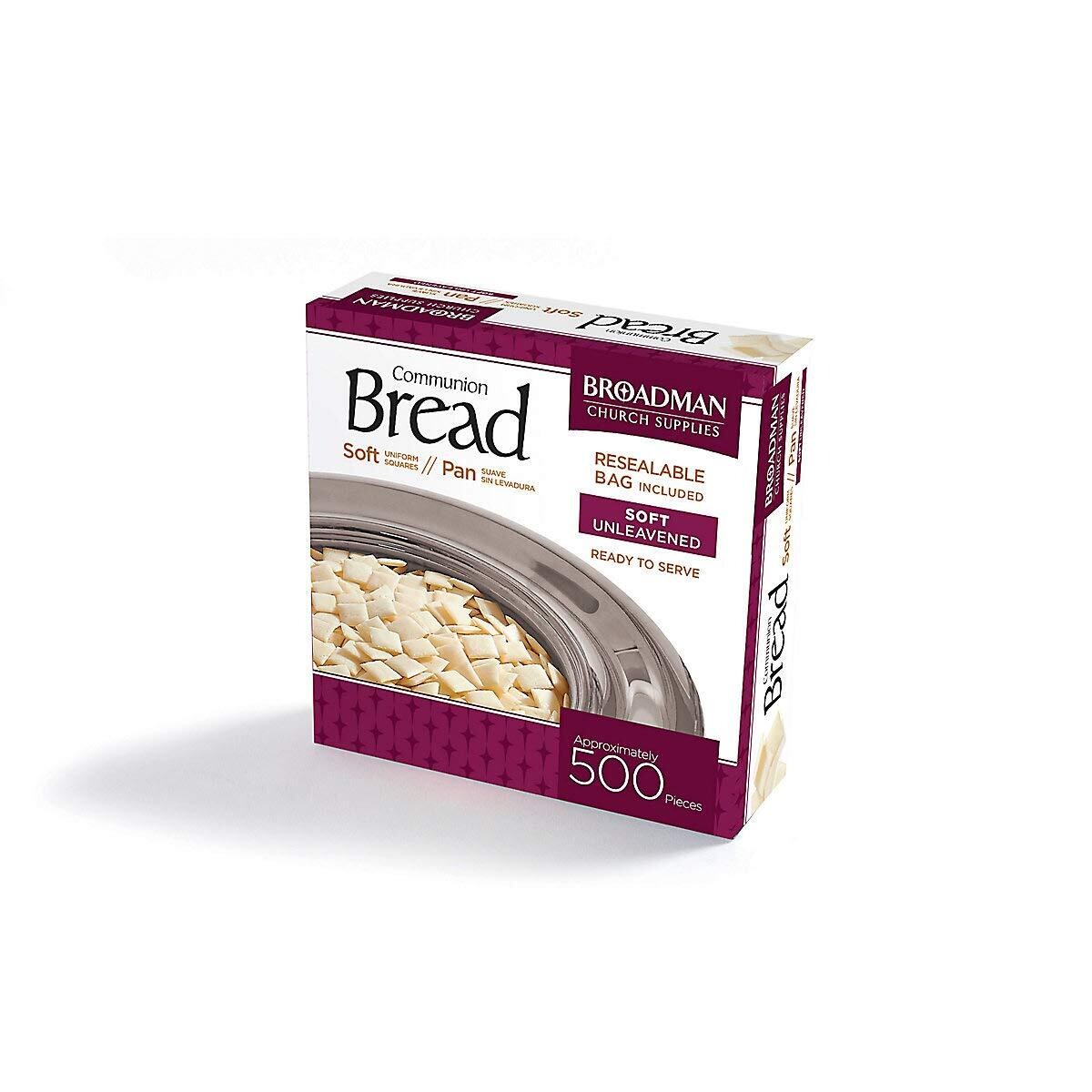 Church Supplies Communion Bread, Soft Unleavened, 500 Count