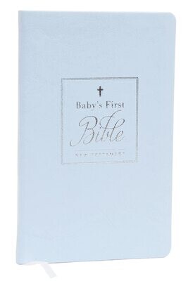 KJV, Baby&#39;s First New Testament, Leathersoft, Blue, Red Letter
