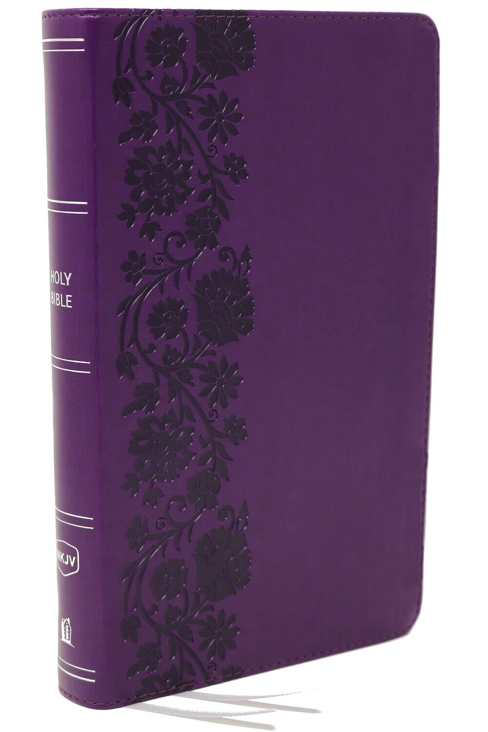 NKJV, End-of-Verse Reference Bible, Personal Size Large Print, Leathersoft, Purple, Red 