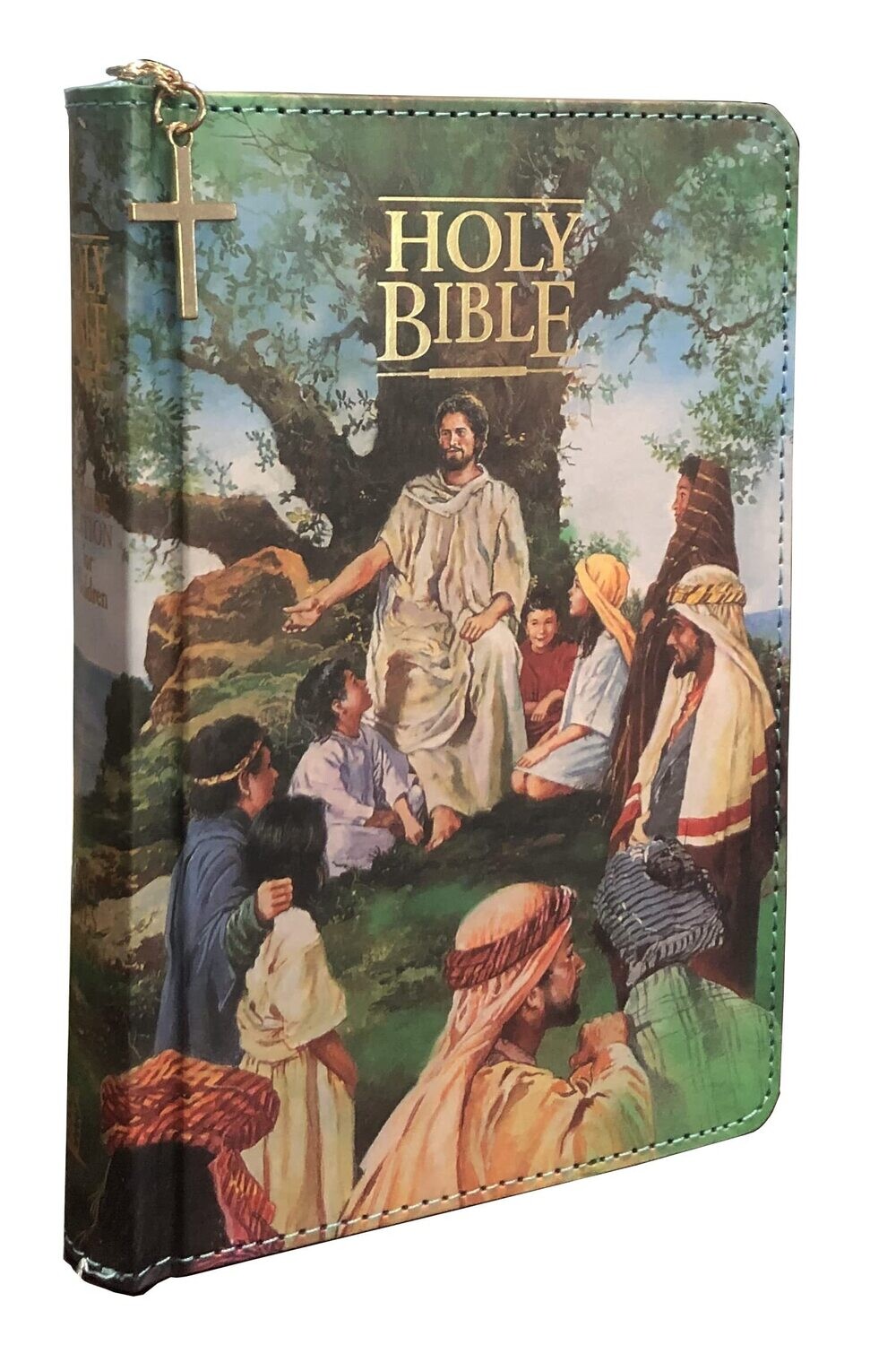 KJV Classic Children's Bible, Seaside Edition, Full-color Illustrations with Zipper