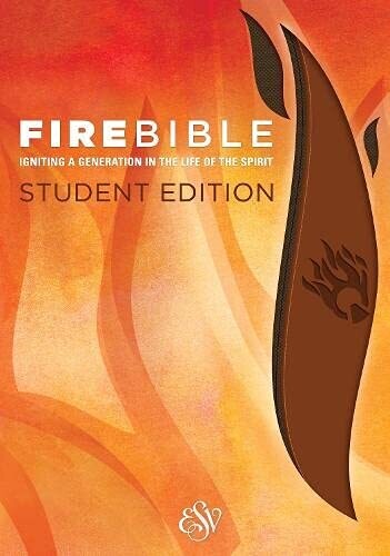 ESV Fire Bible Student Edition, Flexisoft (Imitation Leather, Brown/Chestnut): English Standard Version