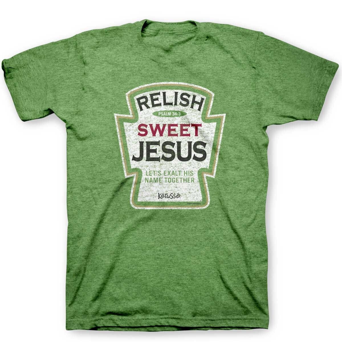 Kerusso Men's Relish Sweet Jesus T-Shirt - Green - SM