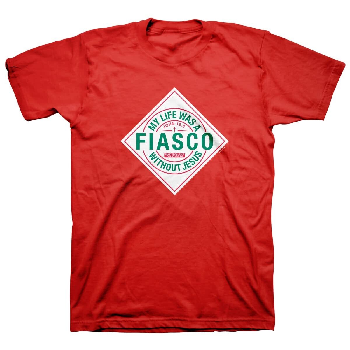 Kerusso Christian T-Shirt - Fiasco - Red - MED