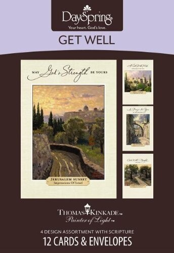 Thomas Kincade Boxed Cards: Get Well