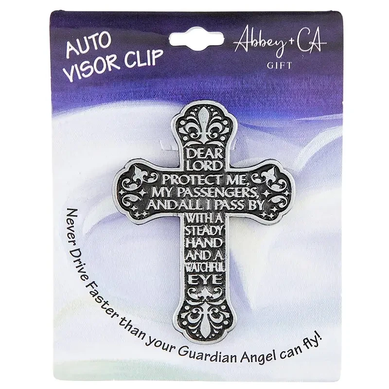Motorist Prayer Visor Clip