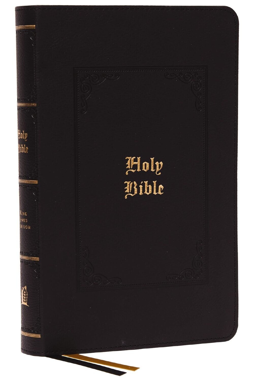 KJV, Personal Size Large Print Reference Bible Leathersoft, Black, Red Letter,