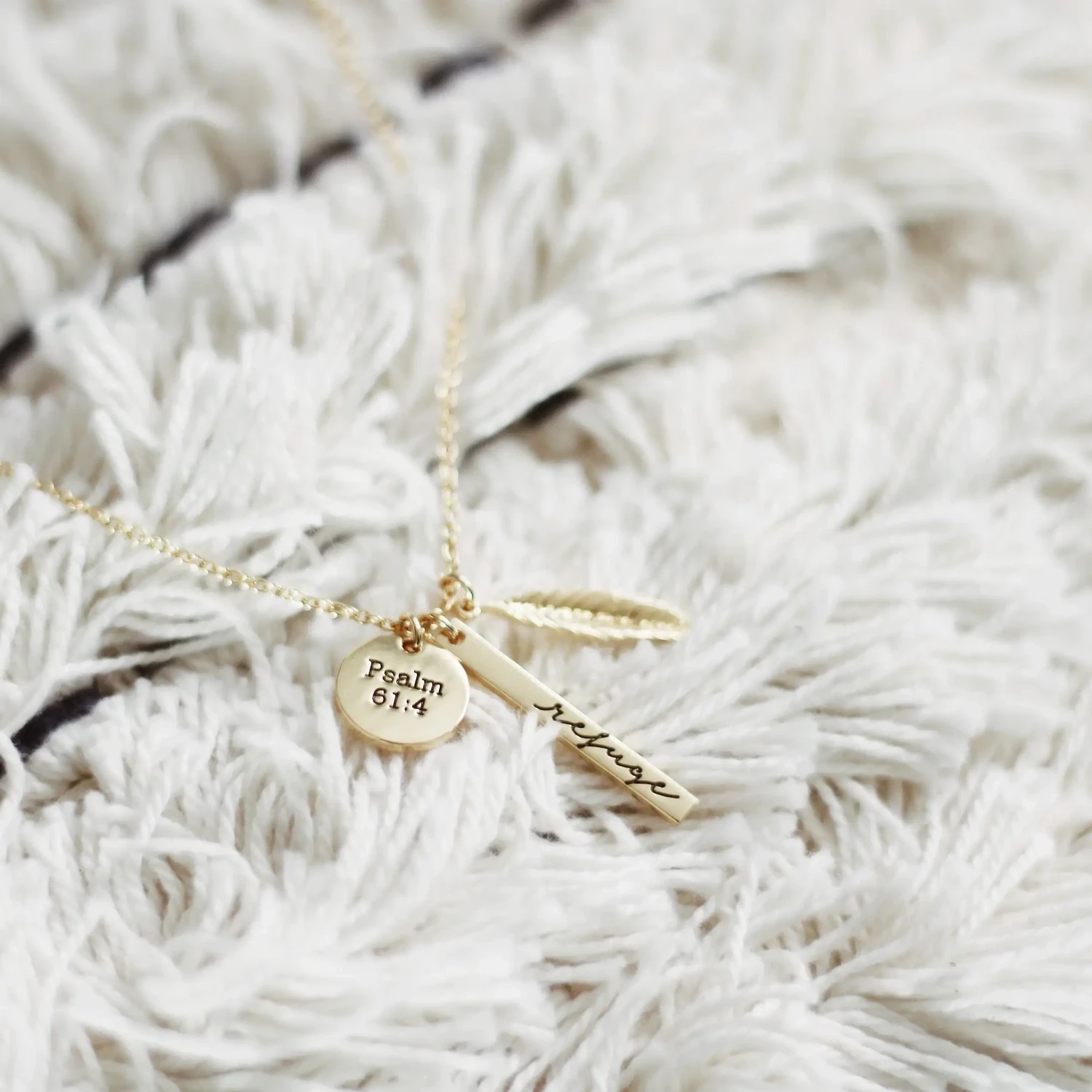 Refuge Necklace. Psalm 61:4