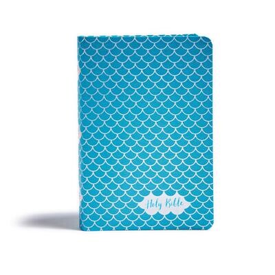 KJV Kids Bible, Aqua LeatherTouch, Red Letter