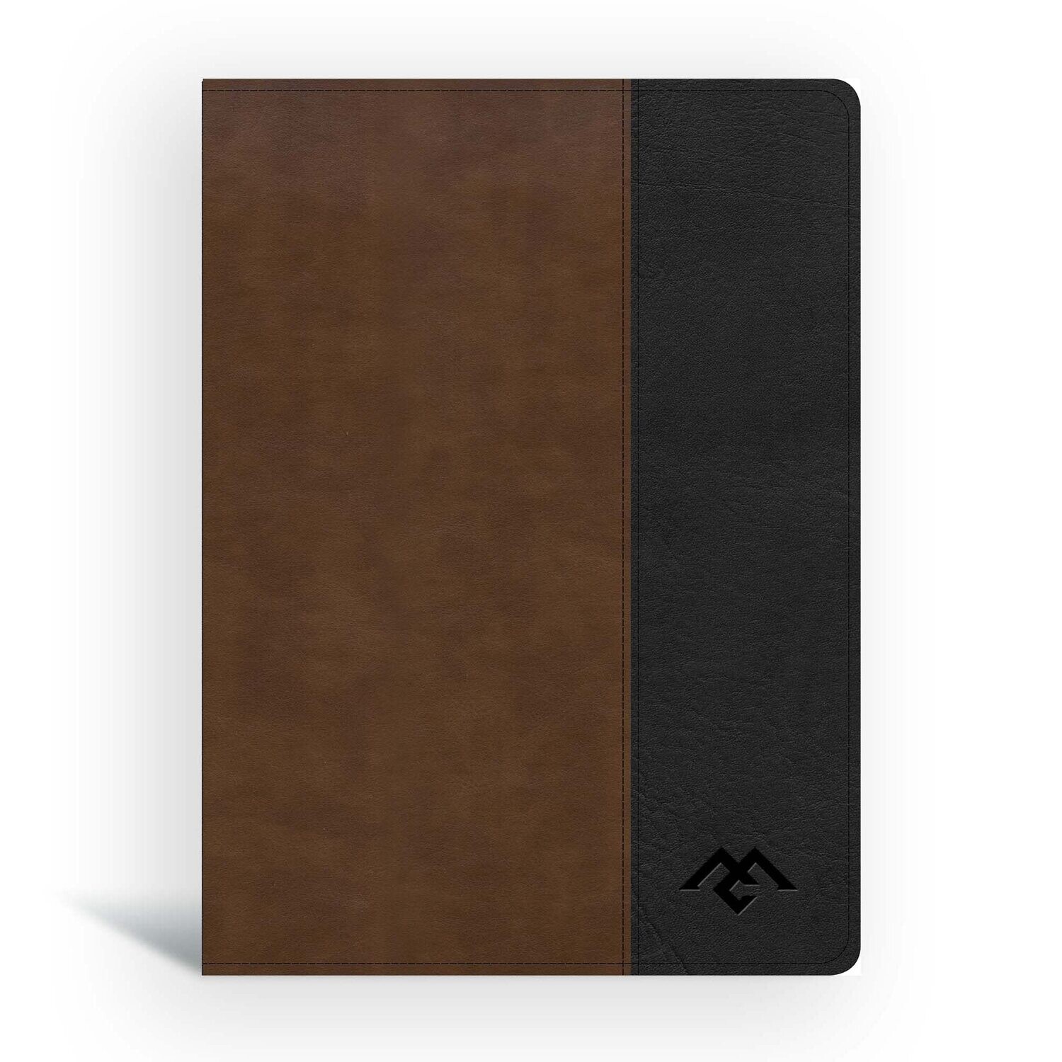 CSB Men of Character Bible, Brown/Black LeatherTouch, Black Letter