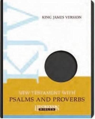 KJV New Testament with Psalms and Proverbs, Flexisoft (Imitation Leather, Black)