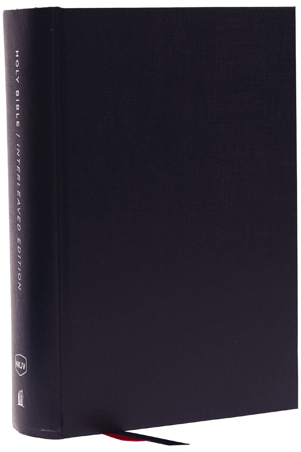 NKJV, Interleaved Bible, Journal Edition, Hardcover, Blue, Red Letter