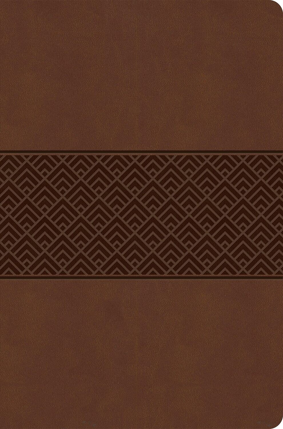 CSB Everyday Study Bible-Brown Burnished Design LeatherTouch