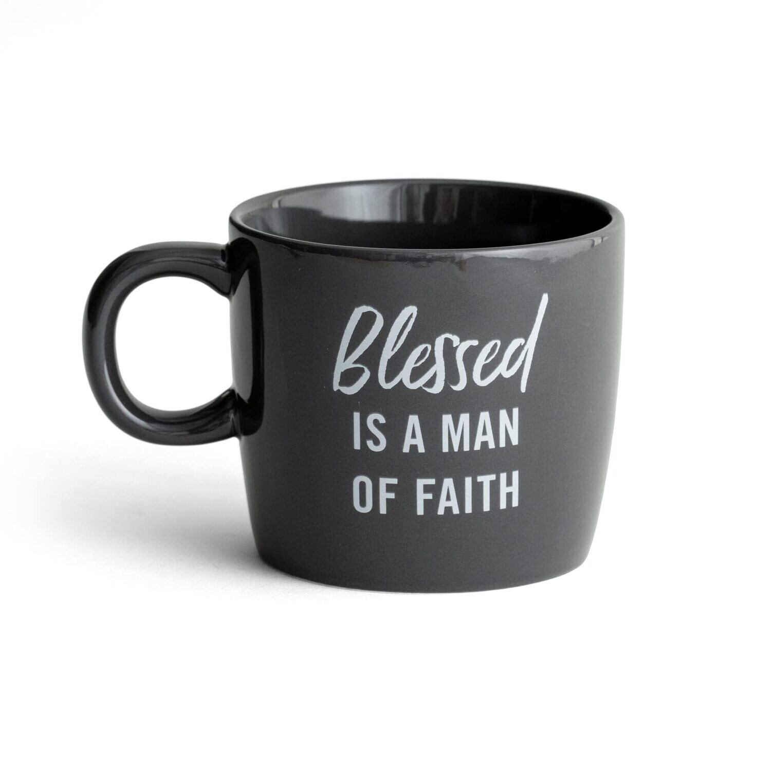 Dayspring - Man of Faith - Inspirational Ceramic Mug, 16oz, Gray