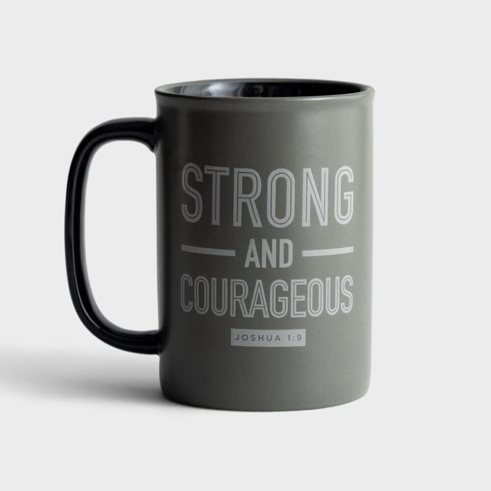 Day Spring Cards Mug-Strong And Courageous (14 Oz)
