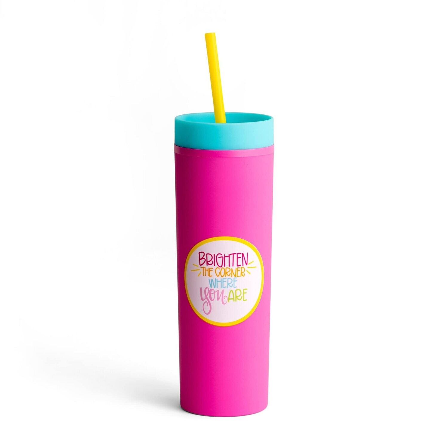 DaySpring - Maghon Taylor - Brighten The Corner Where You are - 16 Ounce Inspirational Tumbler (J9519)