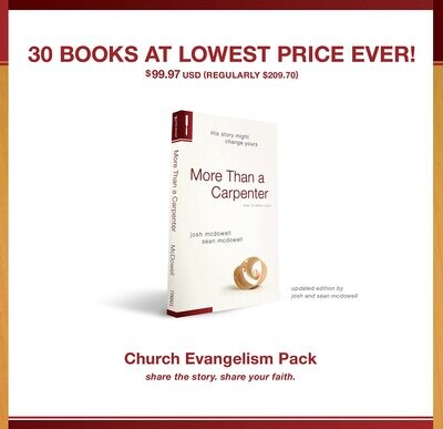More Than a Carpenter Church Evangelism Pack (90 Books)