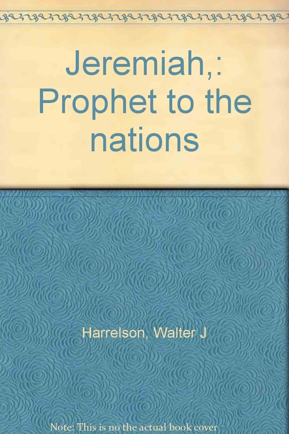 jeremiah prophet to the nations