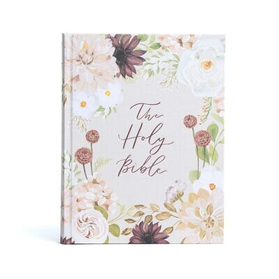 KJV Notetaking Bible, Large Print Hosanna Revival Edition, Blush Cloth-Over-Board, Black Letter, Single-Column